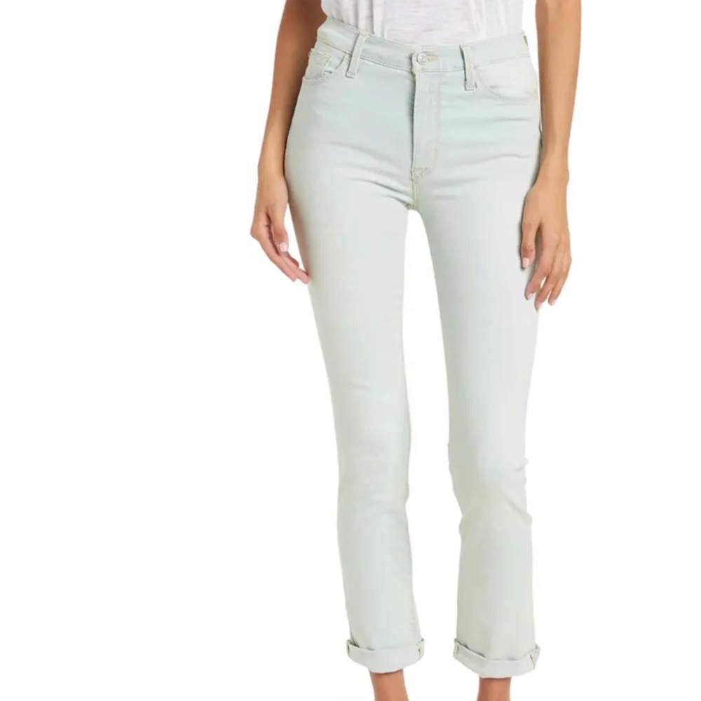 Hudson Blair High Rise Straight Crop Jeans NWT Size 24